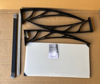 Marquesina para puerta 100x200cm