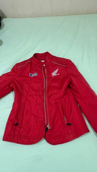 Cazadora Honda Roja Mujer Talla S