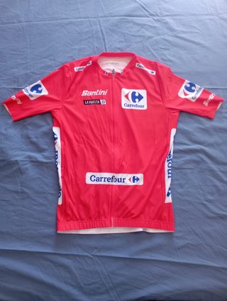 Maglia Ciclismo Rossa La Vuelta 2023 Santini