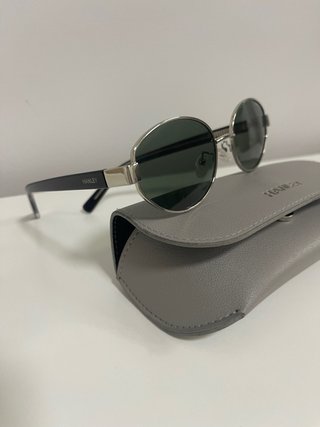 Gafas de sol Hanley mujer verdes y plateadas