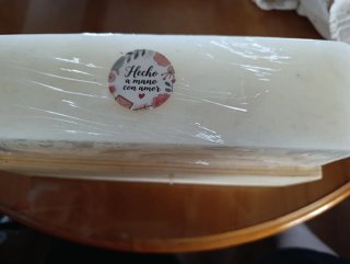 Barra de Glicerina Hecho a Mano con Amor