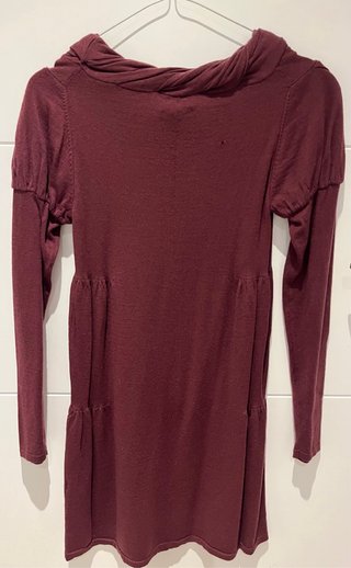 Vestido lana fina Hoss Intropia Burdeos Talla S