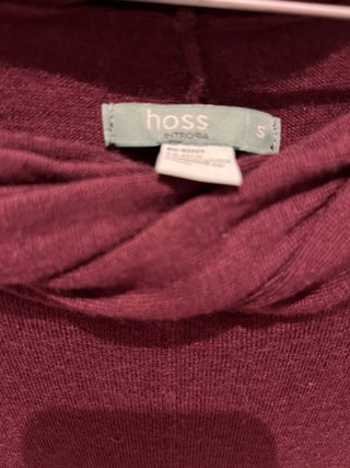 Vestido lana fina Hoss Intropia Burdeos Talla S
