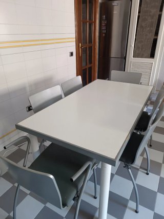 Mesa y 6 Sillas Comedor Cocina