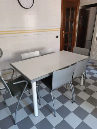 Mesa y 6 Sillas Comedor Cocina