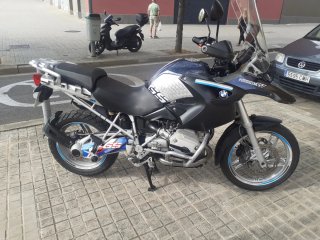 BMW R1200GS Azul y Plata