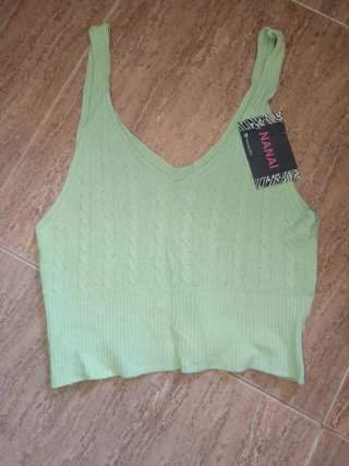 Top verde talla única