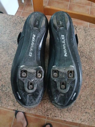 Zapatillas Ciclismo Carretera Negras