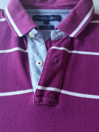 Polo Tommy Hilfiger Caballero Talla M Rayas