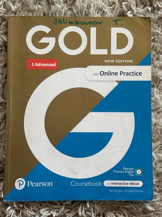 Libro Inglés C1 Gold Advanced Pearson Coursebook