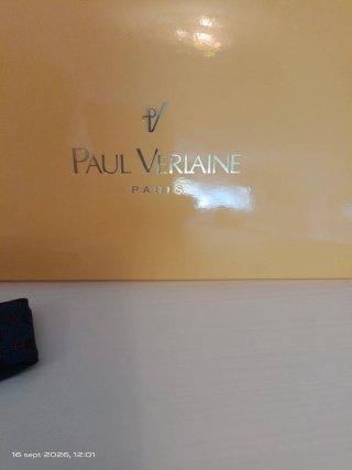 Corbata seda Paul Verlaine azul multicolor