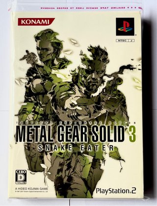 Metal Gear Solid 3 PS2 NTSC-J con art book