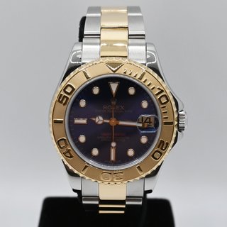 Rolex Yacht Master 35mm Acero/Oro amarillo Azul