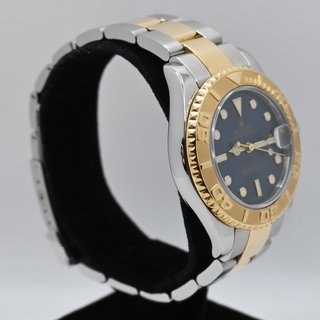 Rolex Yacht Master 35mm Acero/Oro amarillo Azul