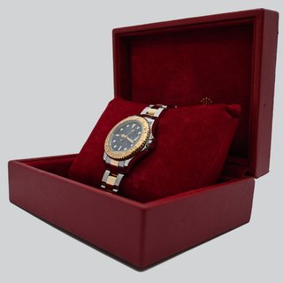Rolex Yacht Master 35mm Acero/Oro amarillo Azul