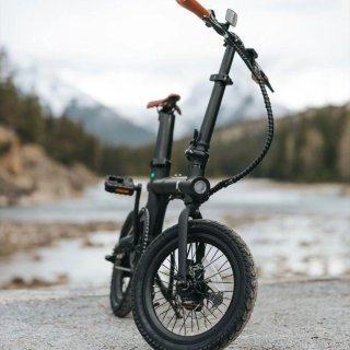 Bicicleta Plegable electrica Negra nueva a estrena