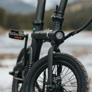 Bicicleta Plegable electrica Negra nueva a estrena