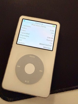 iPod Classic 5Gen 256GB Modificado SD