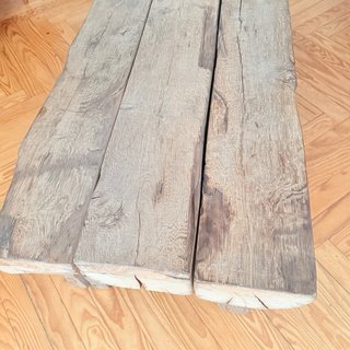 Mesa de centro de madera rústica