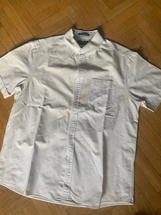 Camisa Blanca Manga Corta Hombre Blue Harbour