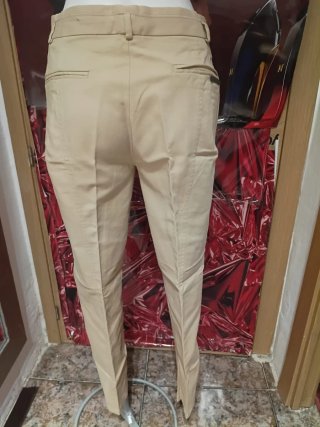Pantalón Zara Mujer Beige