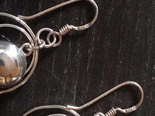 Pendientes Orbitales Plata Ley 925