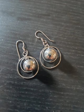 Pendientes Orbitales Plata Ley 925