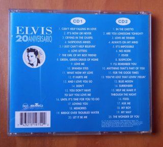 CD Elvis Presley 20 Aniversario Doble