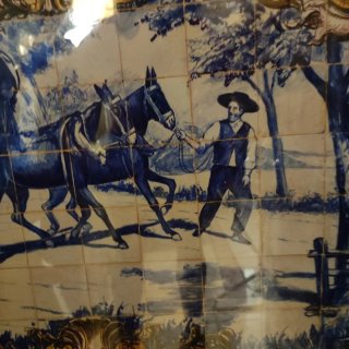 Cuadro antiguo portugués azulejos
