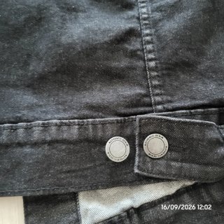 Chaqueta vaquera negra M