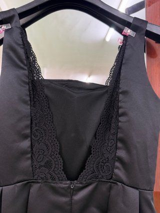 Vestido Clavariesa Talla 36-38 Negro,