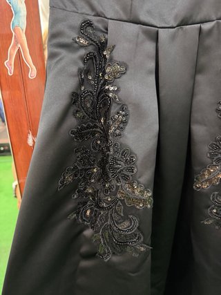 Vestido Clavariesa Talla 36-38 Negro,
