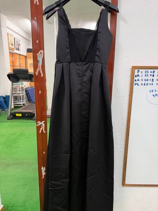 Vestido Clavariesa Talla 36-38 Negro,