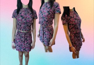 Conjunto floral vintage vibes Zara-TALLA M
