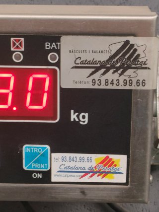 Báscula electrónica CAMPESA 68.8 kg