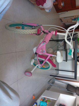 Bicicleta infantil rosa