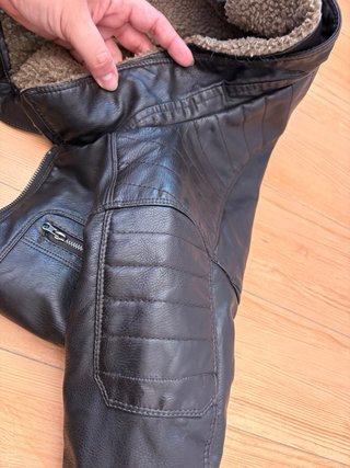 Cazadora de cuero para niño
