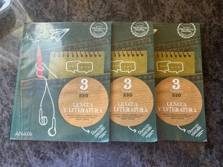 Libros Lengua y Literatura 3 ESO (3 Trimestres)