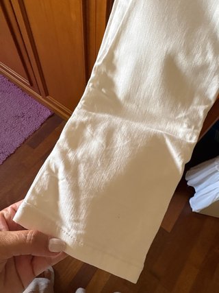 Pantalón vaquero blanco