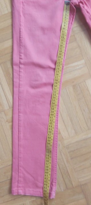 Pantalón vaquero rosa/rojo