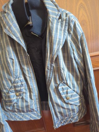 Cappotto Moschino Jeans a quadri L/46