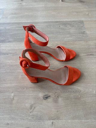 Tacones Naranjas Marypaz Talla 38