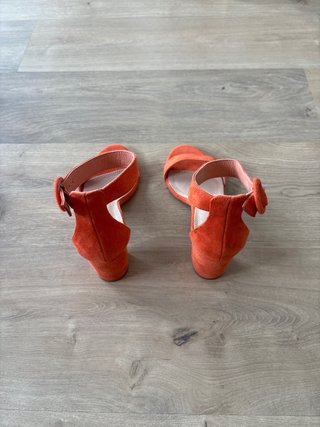 Tacones Naranjas Marypaz Talla 38