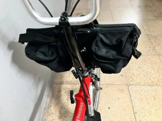 Bicicleta Brompton Roja + Accesorios