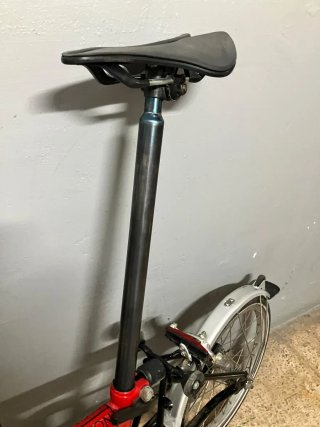 Bicicleta Brompton Roja + Accesorios