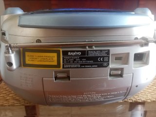 Minicadena Sanyo Bass Xpander CD/Radio/Cassette