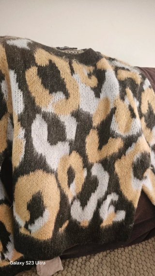 Jersey ONLY estampado leopardo talla M