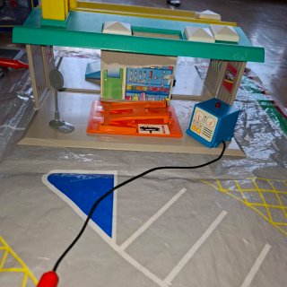 Corgi Auto-City Garage Electrónico Años 90
