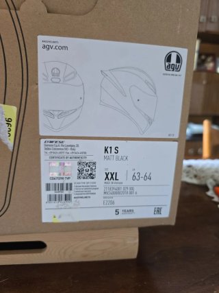 Casco Moto Integral AGV K1 S Matt Black XXL