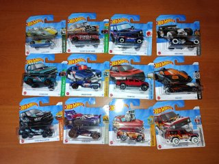 Lote 37 blíster Hot Wheels